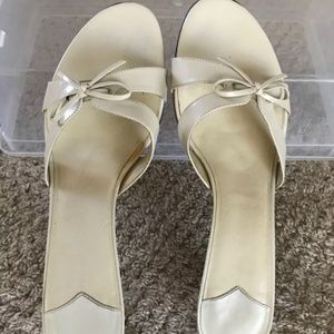 Nine West - Heels Open Toe Bow Slides,